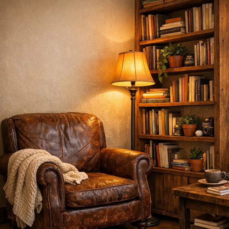 Góc đọc sách ấm áp tại Chilltime